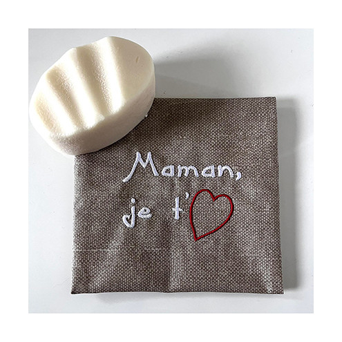 Pochette à Shampoing Solide - MAMAN JE T'AIME