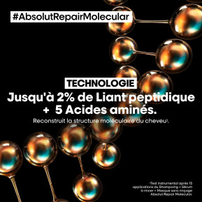 Shampoing Réparateur ABSOLUT REPAIR MOLECULAR Série Expert 1500ml