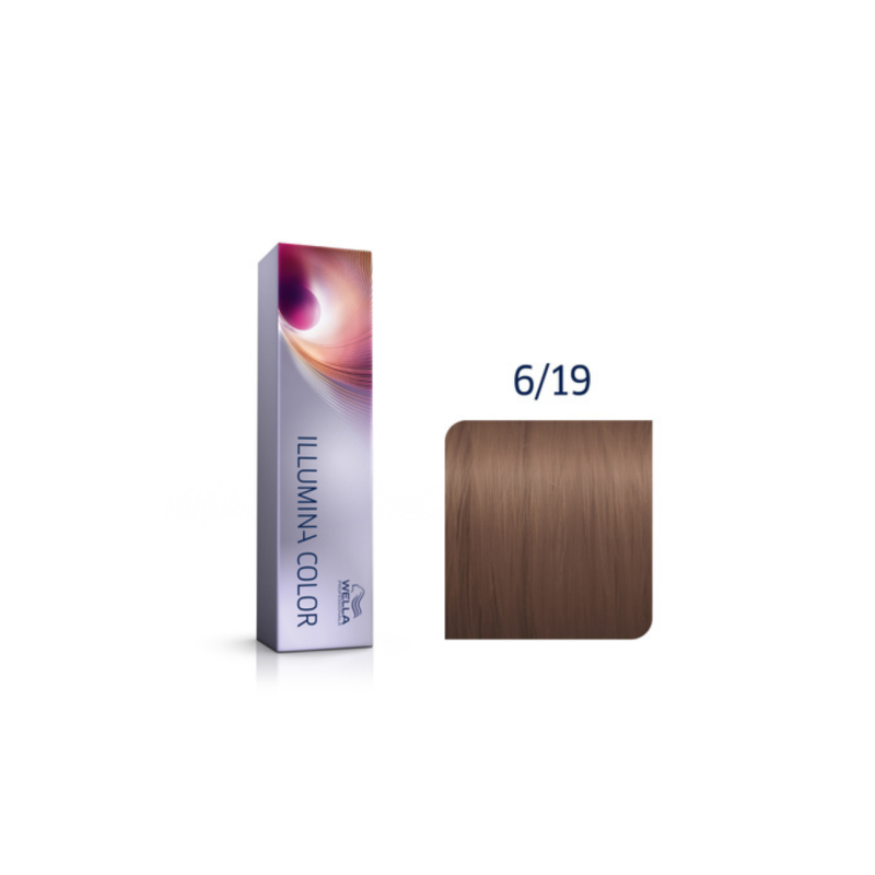 illumina-6/19-blond-foncé-cendré-fumé-wella-professionals