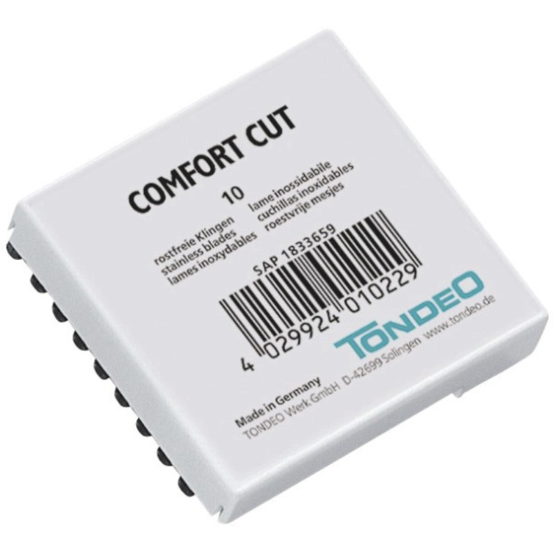 TONDEO - Comfort Cut - Lames de Rasoir 50mm - (x10)